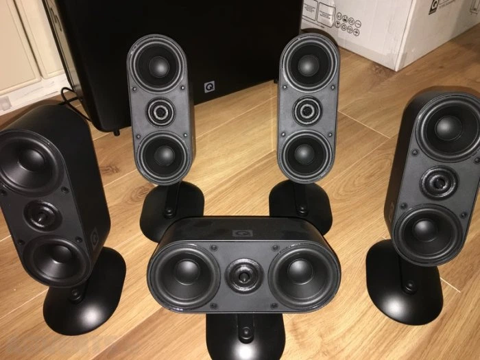Комплект акустики Q Acoustics 7000i 5.1 Cinema Pack Black - изображение 7