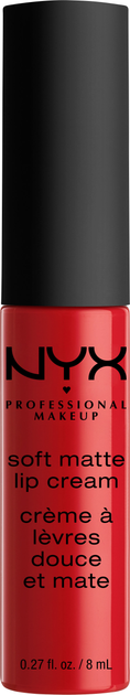 Акція на Рідка помада для губ NYX Professional Makeup Soft Matte Lip Cream 01 Amsterdam від Rozetka