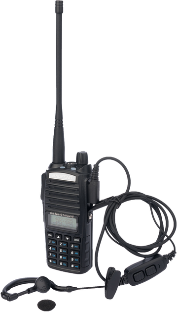 Рация Baofeng UV-82 + Гарнитура Baofeng c двойной кнопкой РТТ - изображение 8