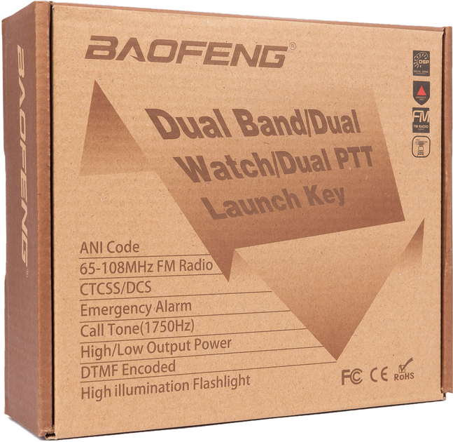 Рация Baofeng UV-82 + Гарнитура Baofeng c двойной кнопкой РТТ - изображение 15