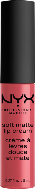 Акція на Рідка помада для губ NYX Professional Makeup Soft Matte Lip Cream 08 San Paulo від Rozetka