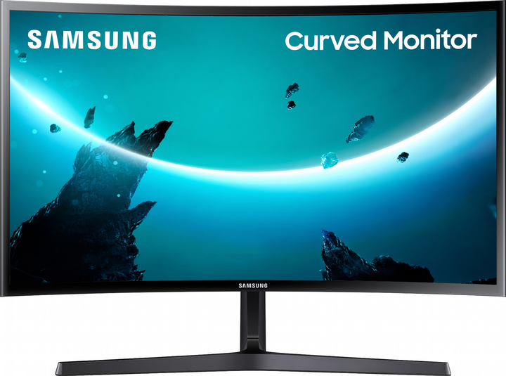 Монитор 23.5" Samsung Curved C24F396F (LC24F396FHIXCI) - HDMI-кабель в ...