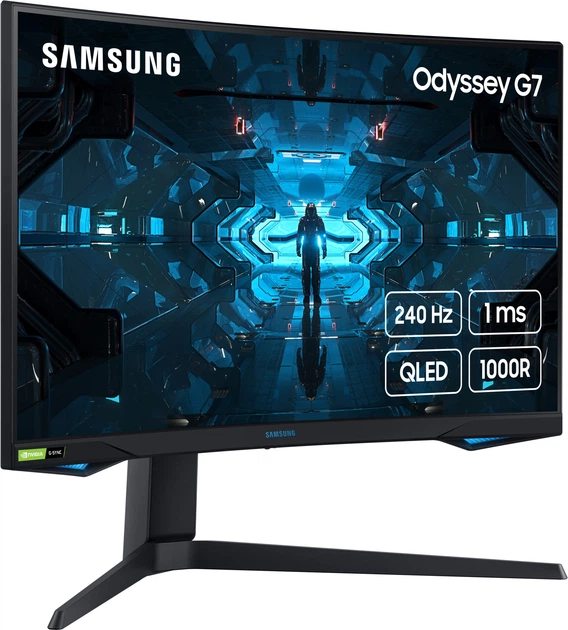 SAMSUNG Odyssey G7 C32G75T 32インチ曲面モニター 32