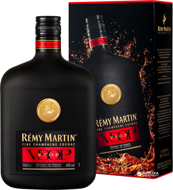 Коньяк Remy Martin VSOP 0.5 л 40% в подарочной упаковке