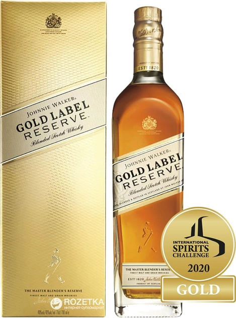 Виски Johnnie Walker Gold Reserve от 12 лет выдержки 0.7 л 40% в подарочной упаковке (5000267117560) - изображение 1