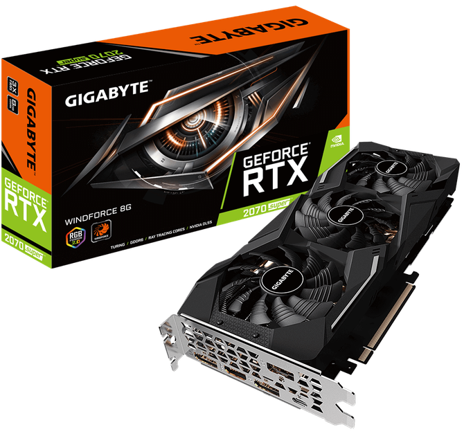 Видеокарта Gigabyte PCI-Ex GeForce RTX 2070 Super Windforce 8GB