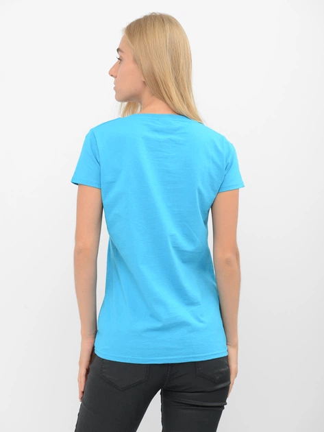 Футболка хлопковая женская Fruit of the loom Valueweight Ladies 0613720ZU S Ультрамарин (5000000005468) - изображение 2