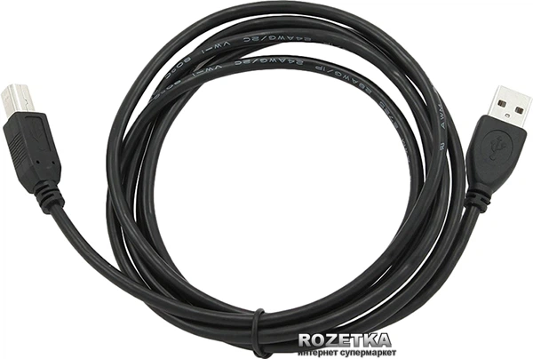 Cablexpert USB 2.0 AM - BM 1,8 m (CCP-USB2-AMBM-6) - obraz 2