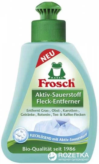 Пятновыводитель Frosch Активный кислород 75 мл (4001499926099) - Фото 2 Пятновыводитель Frosch Активный кислород 75 мл (4001499926099) - изображение 2