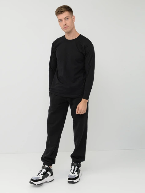 Лонгслив мужской Fruit of the loom 061038036 Val. L Черный (5000000004959) - изображение 3