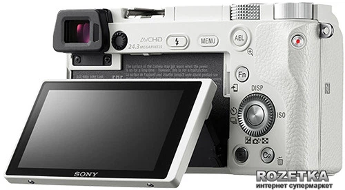 Фотоаппарат Sony Alpha 6000 kit 16-50mm White (ILCE6000LW.CEC
