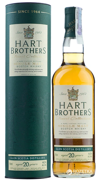 Виски Hart Brothers Glen Scotia Vintage 20 YO 0.7 л 46% (5017750209237) - изображение 2