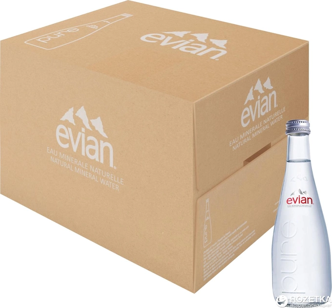 Акция на Упаковка води мінеральної Evian негазованoї 0.33 л x 20 пляшок от Rozetka