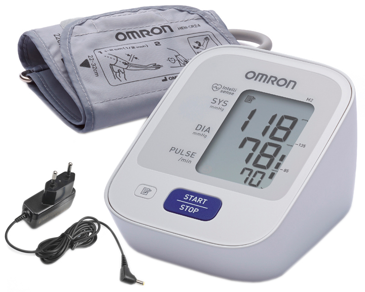 Тонометр OMRON M2 Basic с адаптером (HEM-7121- ARU) - изображение 1