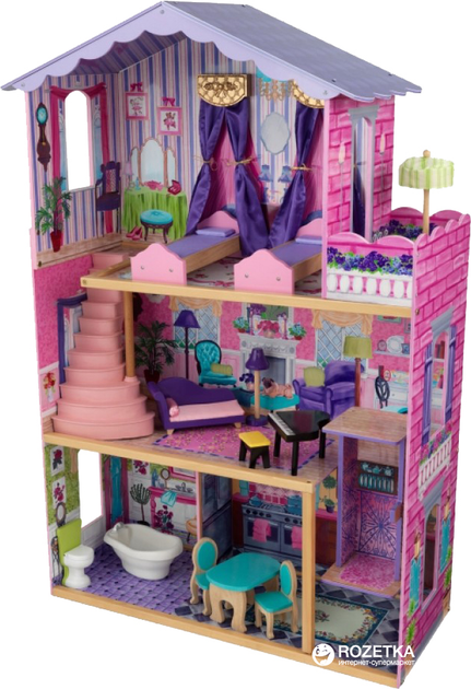 Wooden barbie cheap dream house