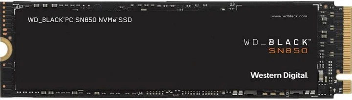 SSD диск Western Digital Black SN850 1TB NVMe M.2 2280 PCIe 4.0 x4