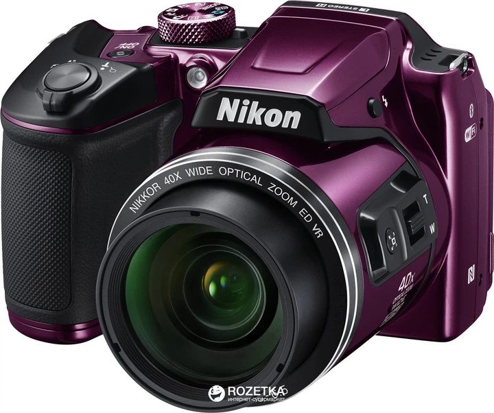 Nikon COOLPIX B500 ❤️スマホ転送 動作確認済 パープル カメラ Фотоаппарат Nikon Coolpix B500 Purple (VNA952E1) купить на ROZETKA