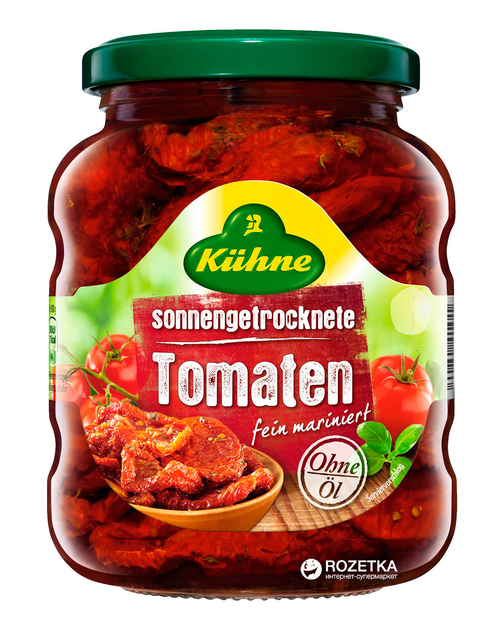 Томаты вяленые Kuhne 340 г (40122861) – ROZETKA | Купить Томаты вяленые ...