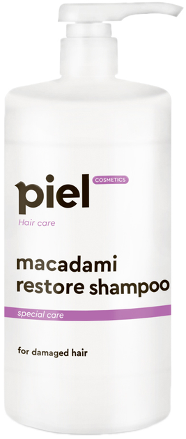 Акція на Відновний шампунь Piel Cosmetics Macadami Restore shampoo для пошкодженого волосся 1 л від Rozetka