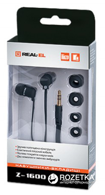 Наушники Real-El Z-1600 Black - изображение 2