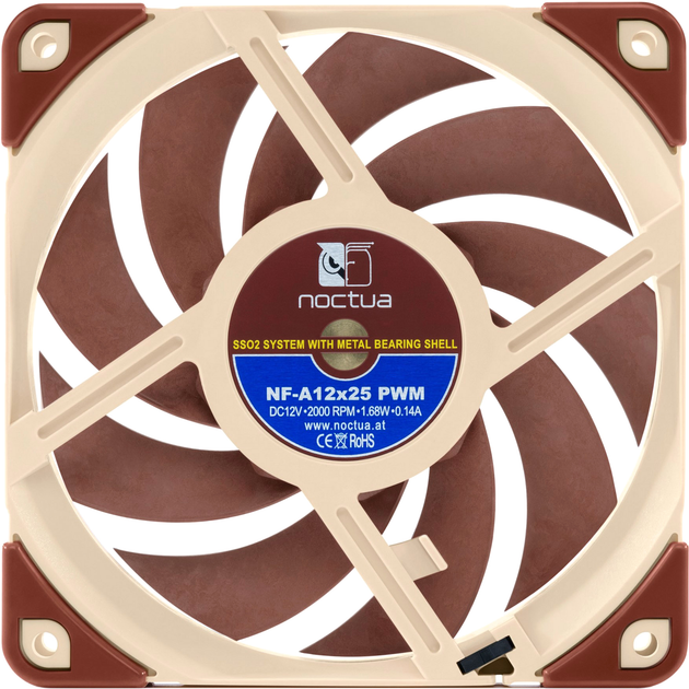 Вентилятор Noctua NF-A12x25 PWM - изображение 1
