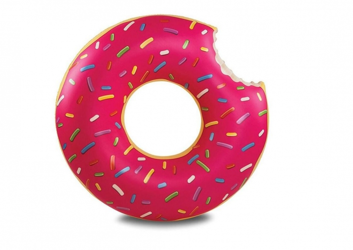 Надувной круг Пончик Pink 120см 