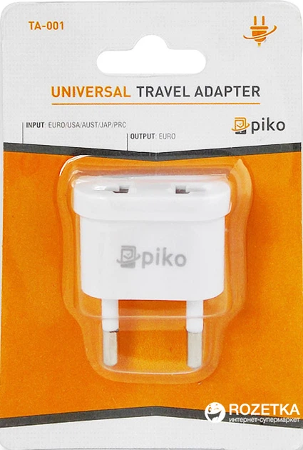 Переходник сетевой Piko TA-001 на EU (1283126472503) - изображение 2