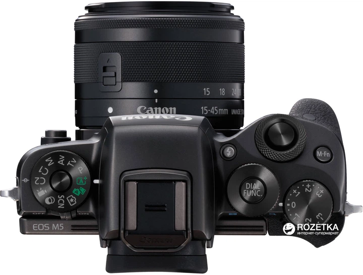 Фотоаппарат Canon EOS M5 15-45 IS STM купить на ROZETKA | Отличная