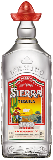 Текила Sierra Silver 1 л 38% (4062400542074) – фото, отзывы ...