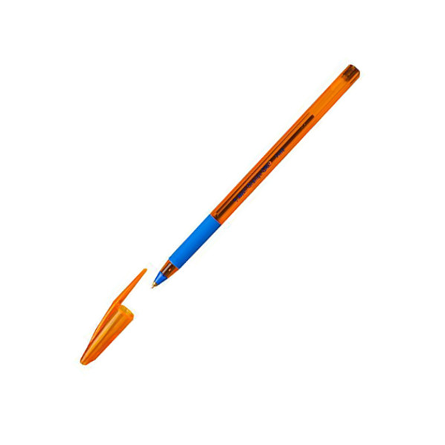 Ручка шариковая Bic Оранж Грип, линия письма: 0.36 мм синяя – низкие ...