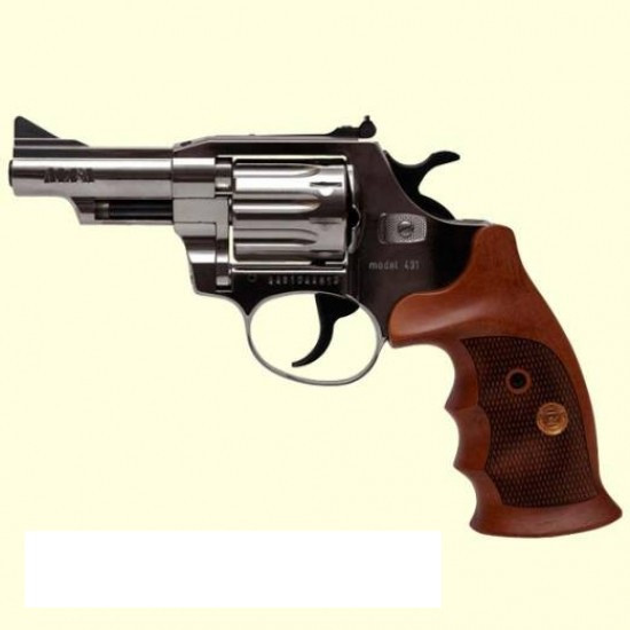 Револьвер флобера Alfa mod. 431 4 мм никель/дерево - изображение 1