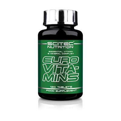 Вітаміни та мінерали Scitec Nutrition Euro Vita-Mins, 120 таблеток