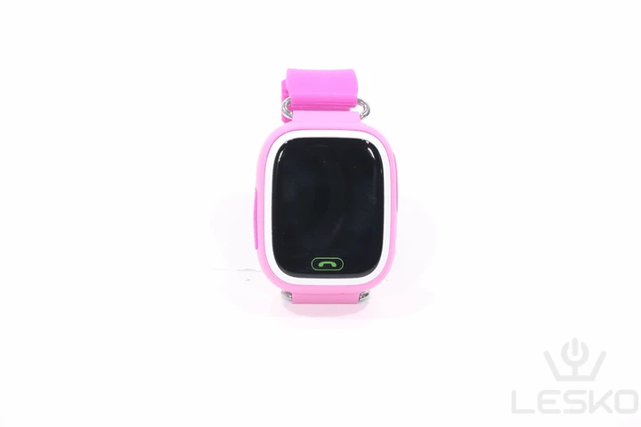 Дитячі смарт-годинник UWatch Q90 Pink з GPS WiFi кольоровий екран 1.22" Sim батарея 400 маг - зображення 8