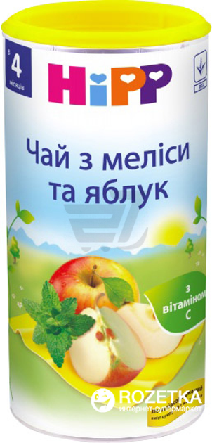 Чай дитячий HiPP з меліси та яблук 200 г (9062300104407) - зображення 1