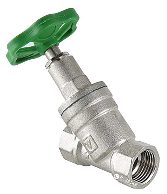 Вентиль прямоточный VALTEC никелированный 1" (VT.052.N.06) – фото ...