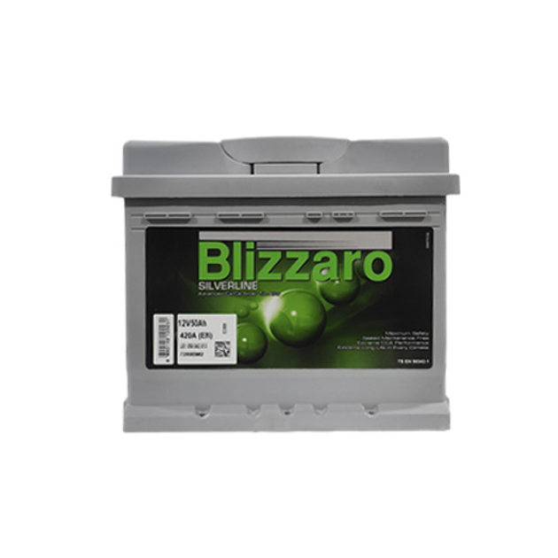Аккумулятор Blizzaro Silverline (LB1) 6СT-50Ah R+ 480A (EN) - изображение 1