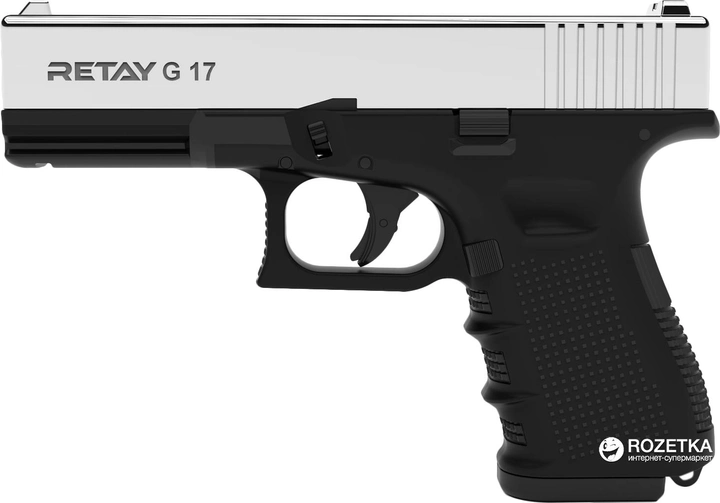 Стартовый пистолет Retay G 17 9 мм Nickel/Black (11950331) - изображение 1