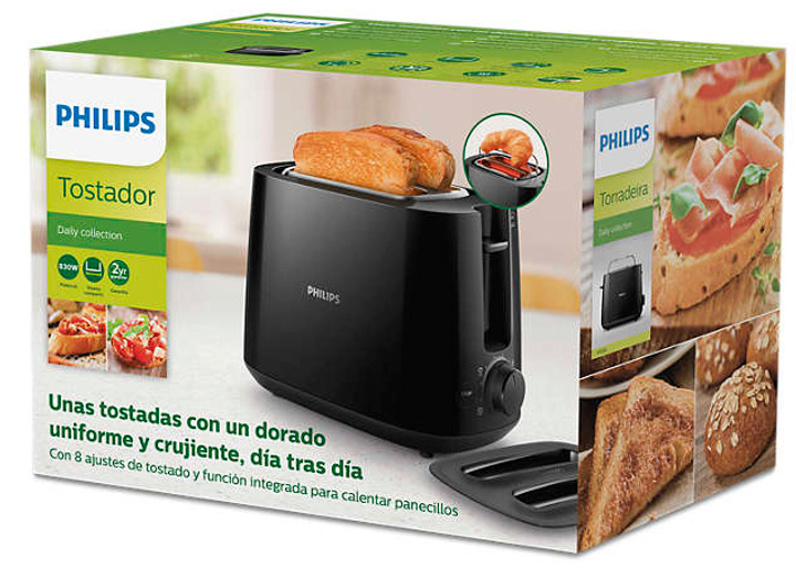 Тостер PHILIPS Daily Collection HD2582/90 - зображення 7