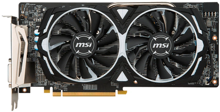 Видеокарта MSI PCI-Ex Radeon RX 580 ARMOR 8G OC GDDR5 (256bit