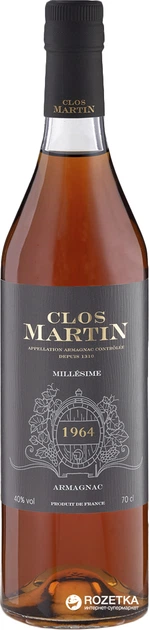 Арманьяк Clos Martin Vintage 1964 0.7 л 40% (3590651787643) - зображення 2