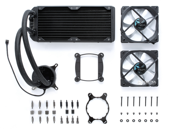 Система жидкостного охлаждения Fractal Design Celsius S24 Black-White (FD-WCU-CELSIUS-S24-BK) - изображение 14