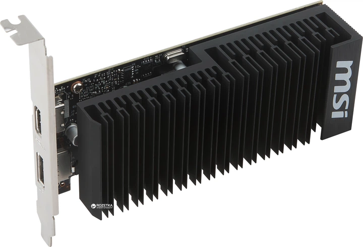 Відеокарта MSI PCI-Ex GeForce GT 1030 Low Profile OC 2GB DDR4 (64bit) (1189/2100) (HDMI, DisplayPort) (GT 1030 2GHD4 LP OC) - зображення 3