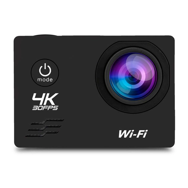 Вологозахисна екшн камера Visiocam X1 Ultra HD 4K Чорна - зображення 1
