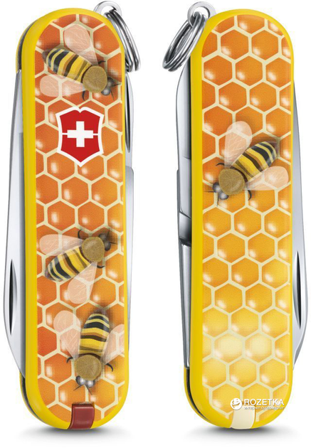 Швейцарский нож Victorinox Сlassic Honey Bee (0.6223.L1702) - изображение 2