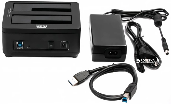 Док-станция Agestar для HDD 2.5"/3.5" USB 3.0 (3UBT8 Black) - изображение 2