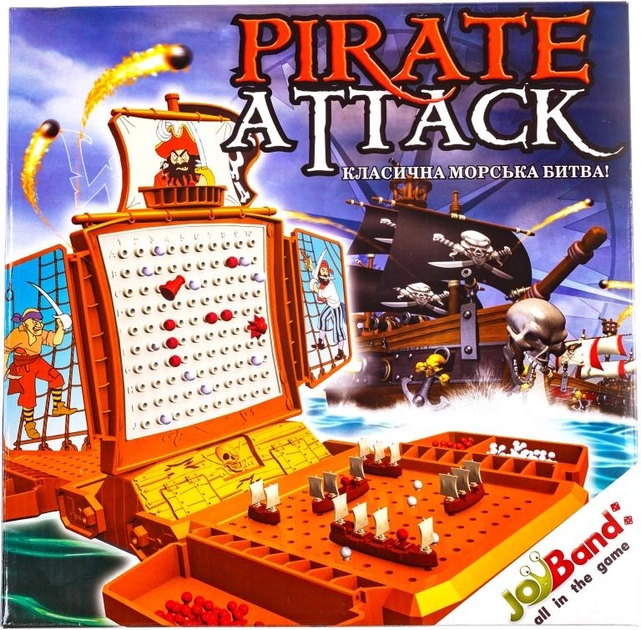 Настольная игра JoyBand для детей 6-13 лет Морской бой (12200) (4897021190225) - изображение 1