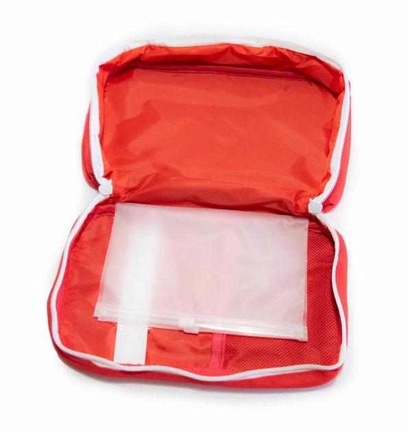 Аптечка органайзер домашняя First Aid Pouch Large, красная. AdV - изображение 2