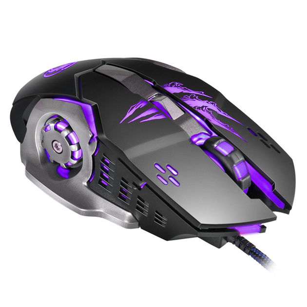 Мышь Apedra A8 Черный USB игровая проводная оптическая 6 клавиш 3200 DPI - изображение 13