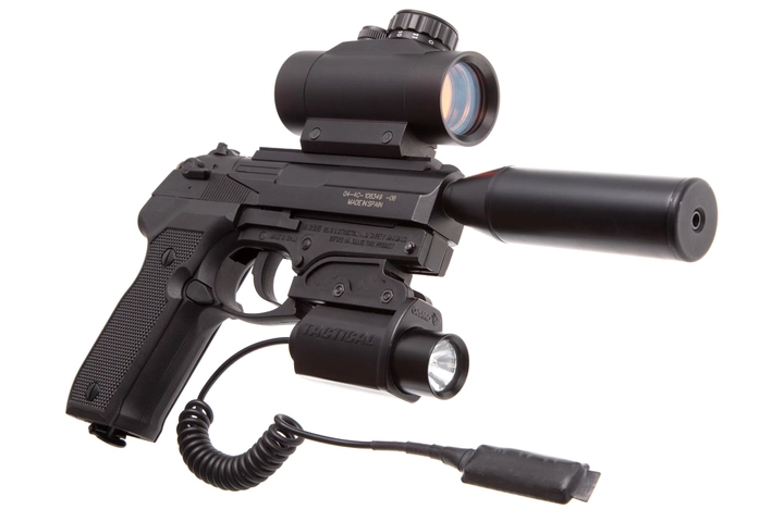 Пістолет пневматичний Gamo PT-80 Tactical Gamo Чорний - зображення 2