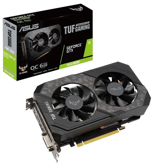 Відеокарта Asus PCI-Ex GeForce GTX 1660 Super TUF Gaming OC